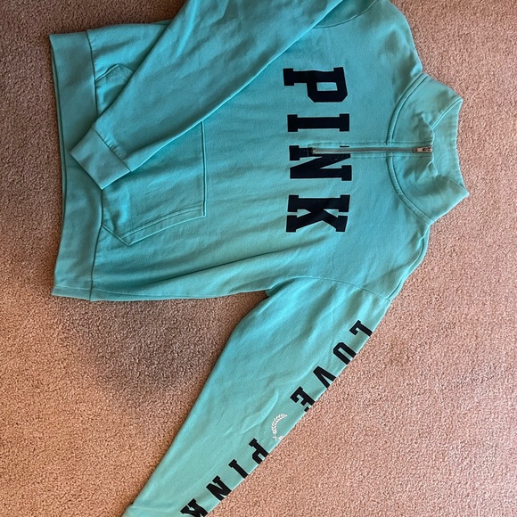 PINK Quarter-Zip Pullovers - Picture 2 of 6